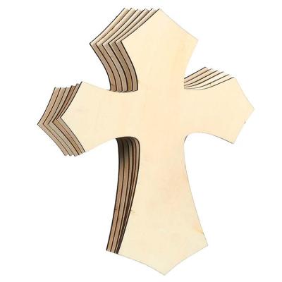 China Wholesale High Quality Cross Wood Home Decor Sign Decoration China Garden Wooden Signs for sale