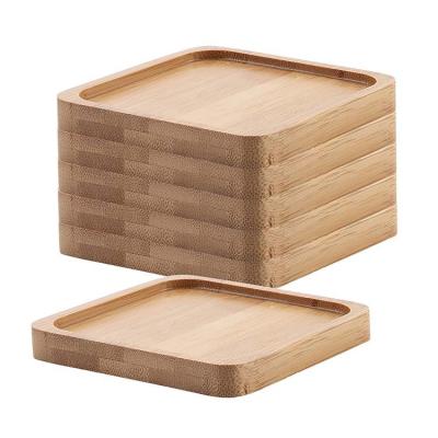 China Inexpensive Home Square Hotel Wooden Pallets Restaurant Decoratieve Trays for sale