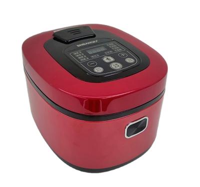 China Hotel Custom Button Rice Cooker Aluminum Red Commercial Rice Cooker Southeast Asia 5l Rice Cooker for sale