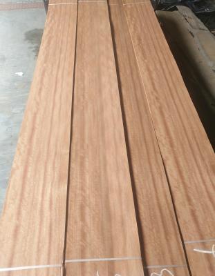 China Makore Veneer Figured Makore Wood Veneer for Furniture Doors and Veneer Panels for sale