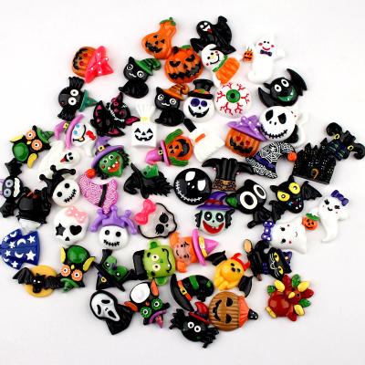 China Europe Halloween Series Resin Accessories Cream Halloween Mini Toys DIY Glue Phone Case Decoration Hair Accessories for sale