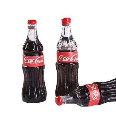 China Europe small cola simulation accessories diy handmade shell mobile phone resin drink bottle simulation bottle for sale