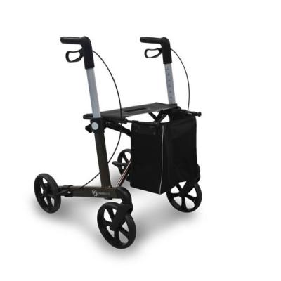 China Fashionable Elderly and Handicapped Walking Aid Rollator Walker With Four Wheels SRWRM550 for sale