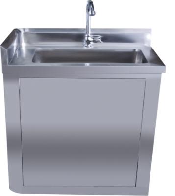 China Building Material Shops Workshop Stainless Steel Dust Proof Single Sensor Hand Basin, Double Foot Basin, Operating Room Hand Basin for sale