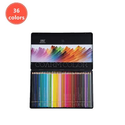 China Nyoni profesional base wood oil based color pencil sets 24/36/48/72/120colors with stationary eraser and sharpener colored for choose for sale