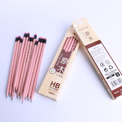 China Office & School Pencil Wholesales Hexagon Pencil HB Natural Wood Pencil Standard Pencils School And Office for sale