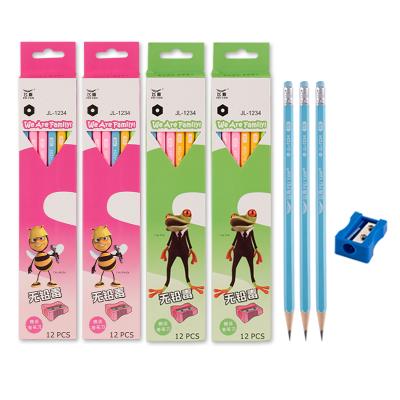 China Office & School Pencil HB Personal Pencils And Erasers Bulk Pencils With Logo Custom Printed School Supplies Pencil Stationary for sale