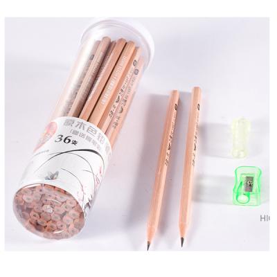 China Office & School Pencil Environmental Natural Wooden Pencil Set HB Standard Pencil Personalized Pupils Writing Pencil for sale