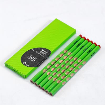 China Office & Jumbo Soft Basswood School Charcoal Hole Pencil Material Triangle Pencil Sketch Pencils For Drawing for sale