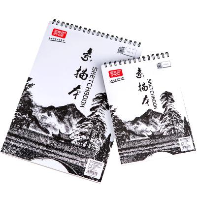 China New design thick paper cover book pro hardcover sketchbook premium quality sketchbook for sale