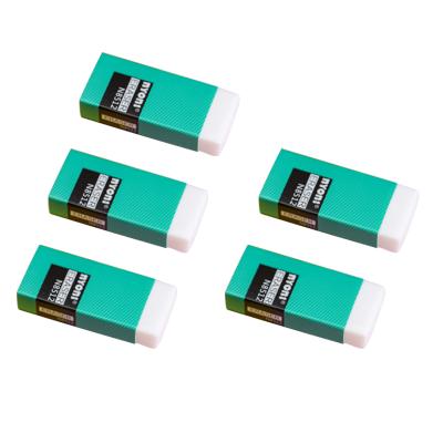 China Promotional Eraser Long Term Storage Moderately Soft Pencil Erasers School White Eraser Durable Rubber for sale