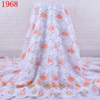 China New Viable Bazin Rope Lace Fabric With Beads Embroidery Bazin Brode Free Shipping Lace African Rope Lace 1968 for sale