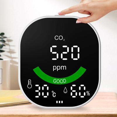 China 4 Gas Detector CO2 in1 Meter Digital Temperature Humidity Sensor Portable Multi Function Air Quality Monitor Carbon Dioxide TVOC HCHO Detector 3 for sale