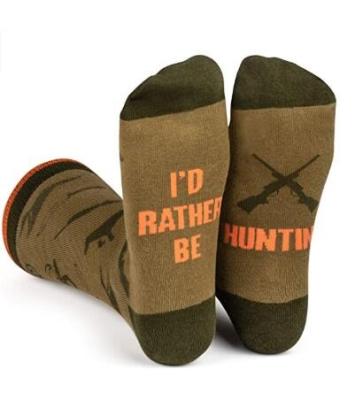 China WZ QUICK DRY Crew cotton bangs me would rather hunt funny socks for message unisex socks for sale