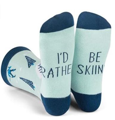 China WZ QUICK DRY Crew message bangs me would rather be funny ski socks for unisex for sale