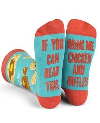 China WZ QUICK DRY funny socks if you can read this bring me the novelty socks - message socks for men and women for sale