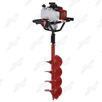 China HEAVY DUTY 68cc earth auger post hole digger for tree planting with high power/earth drill/hole digging machine for sale