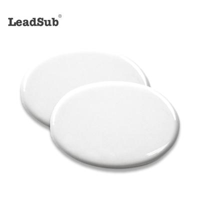 China Europe Leadsub Oval Sublimation Transfer Printing Ceramic Tile Ornament for sale