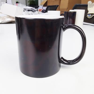 China Viable Pattern 11oz Custom Color Changing Matte Ceramic Mug Hot Sale Ceramic Mug for sale