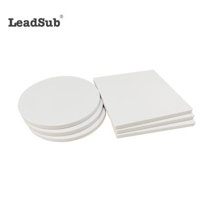 China Leadsub Viable Wholesale Sublimation Printing Custom Photo Printing Own Design Ceramic Drink Coasters Set for sale