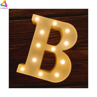 China Long Lasting LED Marquee A-Z Letter Sign Wedding Decoration Event Led Bulb Letters Numbers Sign Maker for sale