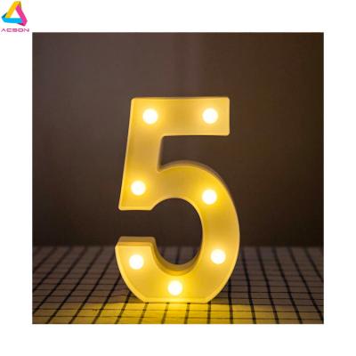 China Long Lasting Drop Shipping China Factory Custom Light Up Big Letter Alphabet Marquee A-Z Letters 1-10 Numbers for sale