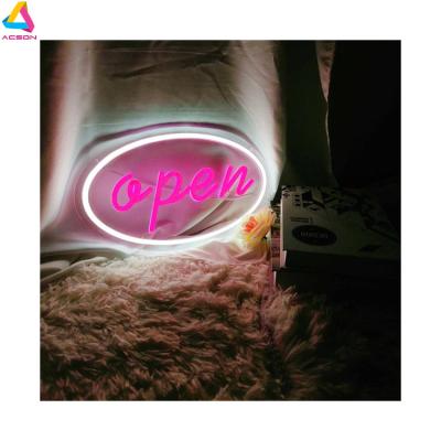 China Long Durable Indoor / Outdoor Customized Electronic Lighted Led Neon Open Sign for sale