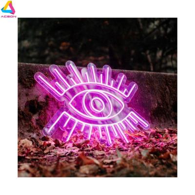 China Best Selling Quality Long Drop Shipping Eye Product Durable Neon Sign Pattern Led Light Letter Lights 3d Neon Sign Lights Led Letters for sale