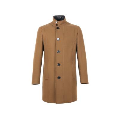 China Fashion Short MEN'S WOOL JACKETS Anti-Wrinkle Wool Winter Smart Business Casual Coat half coat single breasted wool coat men 'S WOOL JACKETS for sale