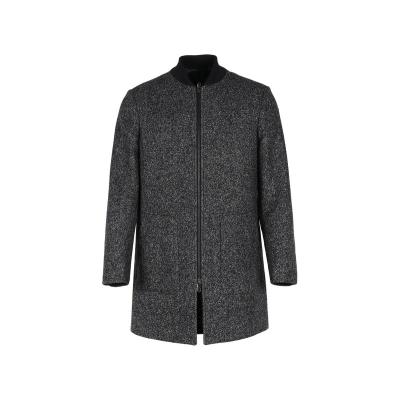 China 2022 Anti-wrinkle men coat winter and autumn wool jacket custom made casual overcoat for men plus size Gray Mens Wool Jackets for sale