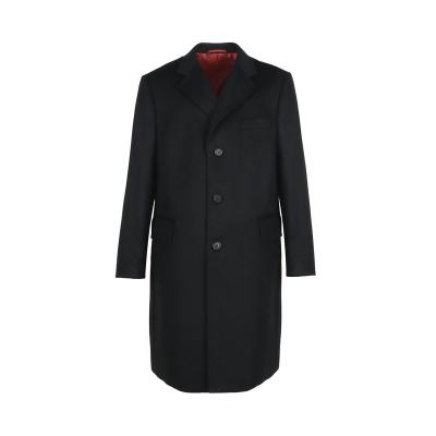 China Anti-wrinkle 2022 Winter Single Breasted 100% Men's Cashmere Coat Warm Wool Formal Men Coat Long Cashmere Woolen Coat for sale