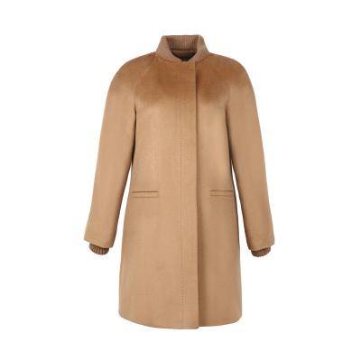 China 2022 Anti-wrinkle women coat designed coat wool camel wool jacket casual women's jacket overcoat and coats rib collar new for sale