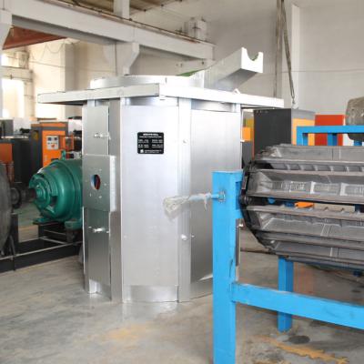 China Easy Operate Hot Sale 100KG-5000KG Scrap Aluminum Can Industrial Aluminum Alloy Smelting Furnace Boiler For Casting Ingots for sale