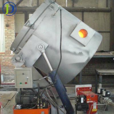 China Easy Operate Aluminum Casting Furnace One Ton Capacity Casting Furnace 2 Ton Gas Fired Standing Furnace for sale