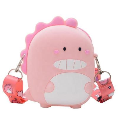 China Fashion Mini Silicone Change Wallets Trendy Kid Clips Cartoon Cash Bag Cross - Body Shoulder School Bags Makeup Cosmetic Bags for sale