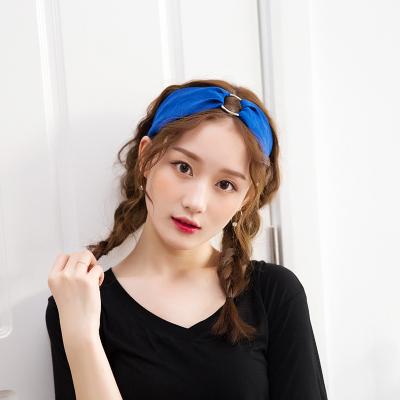 China Metal Ring Velvet Headband Metal Ring Velvet Headband 2018 New Design for sale