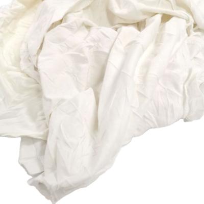 China Strong Absorption Capacity Water Oil White T-shirt Wiping Used Clothes High Quality 100% Cotton Cloths for sale