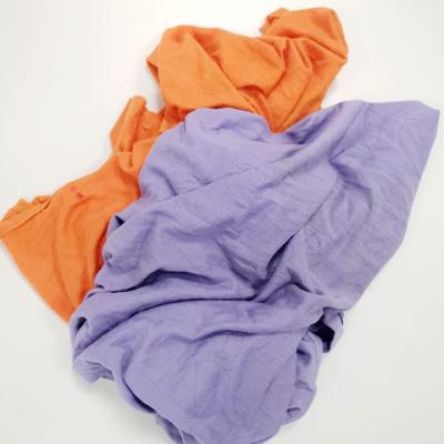 China Strong Cotton Rags 25Kg T-shirt Dark Color Capacity Absorption Water Oil Wiper Industrial Wiper Cotton To Cleaning for sale