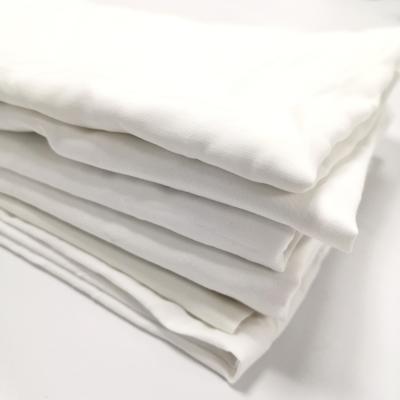 China Hot Selling Cotton Cloths Strong Water Oil Absorption Capacity White Color Bed Sheet Used Cut Pieces Used White Bed Sheet for sale