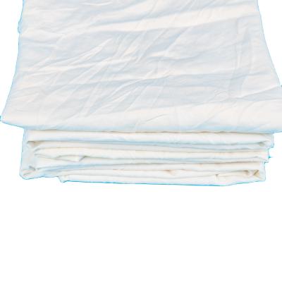 China Oil Water Absorbency Bulk Sale Second Hand Hotel Bed Sheet Strong White Sterilized Cotton Cloths for sale