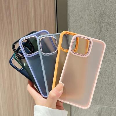 China Cheap Waterproof Frosted Phone Case For Apple Iphone 13 Pro Shockproof Case Cover Factory Wholesale for sale