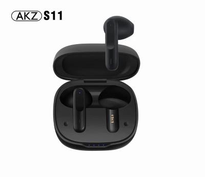 China NEW Best Earbuds Earbuds In-Ear Headphones High End Custom Logo Tws Wireless Earbuds Tws Wireless Mini Retro Touch AKZ-S11 for sale