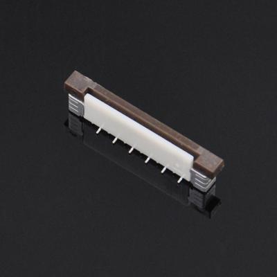 China Fire Resistance/Flame Retardant/Dampproof Conntoecr Multipin Pitch 0.5mm 22pin H4.3mm Vertical Type With Lock Ffc Fpc Connectors Side By Side for sale