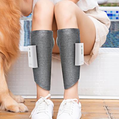 China Pneumatic Leg Air Leg Massager For Circulation And Relaxation Three Modes Air Compression Heating Vibration Leg Massager for sale