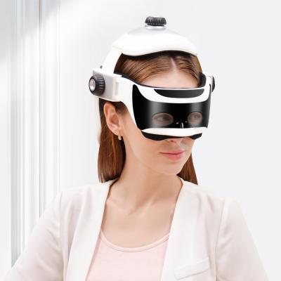 China Automatic Vibration Air Pressure Head Massager Temple Head Press Health Care Massager And Headache Electric Headache Massager Headphone Eye Massager Relief Device for sale