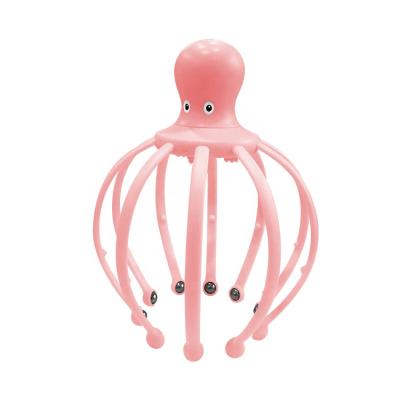 China Head Electric Comb For Hair Growth Scalp Vibration Massager Cute Head Massager for sale