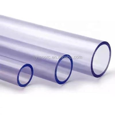 China Water supply plumbing supplies clear plastics pipes pvc tube 3/4 inch transparent pvc upvc pipe for sale