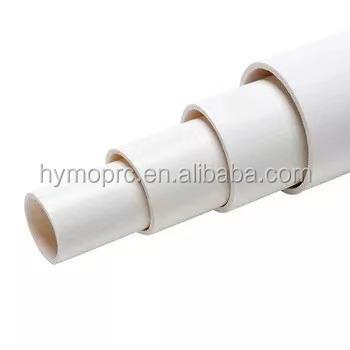 China Water supply factory price cheap polyvinyl chloride plastic pipes for po. 18 diameter PVC plastic water pipe for sale