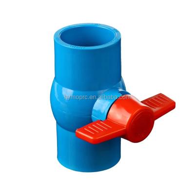 China 2 inch compact handle free samples pvc ball valve general upvc manufacturers pvc ball valve abs plug faucets for sale