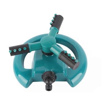 China Plastic 3 Arm Garden Irrigation 360 Degree Rotating Lawn Water Irrigation Sprinkler for sale